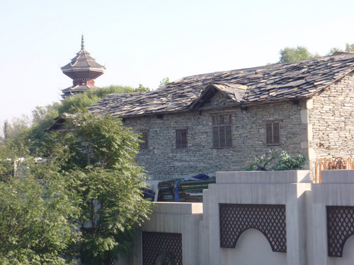 Interesting Roof and Stone Work.
